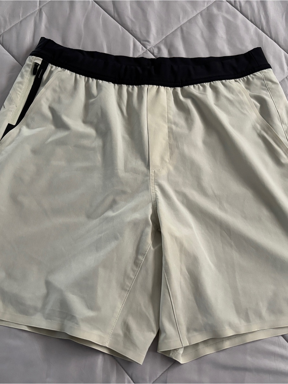 Ten Thousand 7” Interval Short Lined Cream Color - Picture 2 of 8